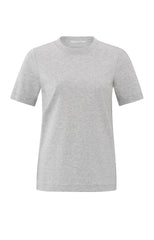 Basic T-shirt with short sleeves and round neck - Type: product