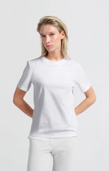 Basic T-shirt with short sleeves and round neck - Type: lookbook