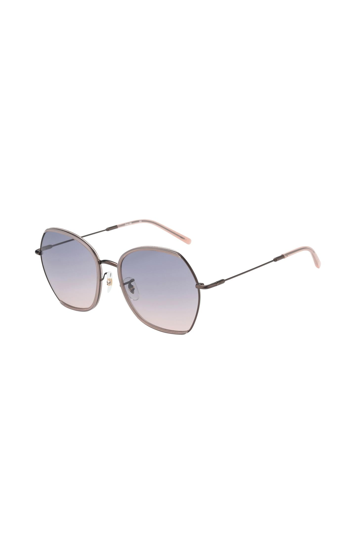 Chloe sunglasses with hexagonal metal frame - Type: product