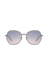 Chloe sunglasses with hexagonal metal frame