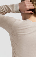 Faux double-layered top with contrasting trim details - Type: lookbook