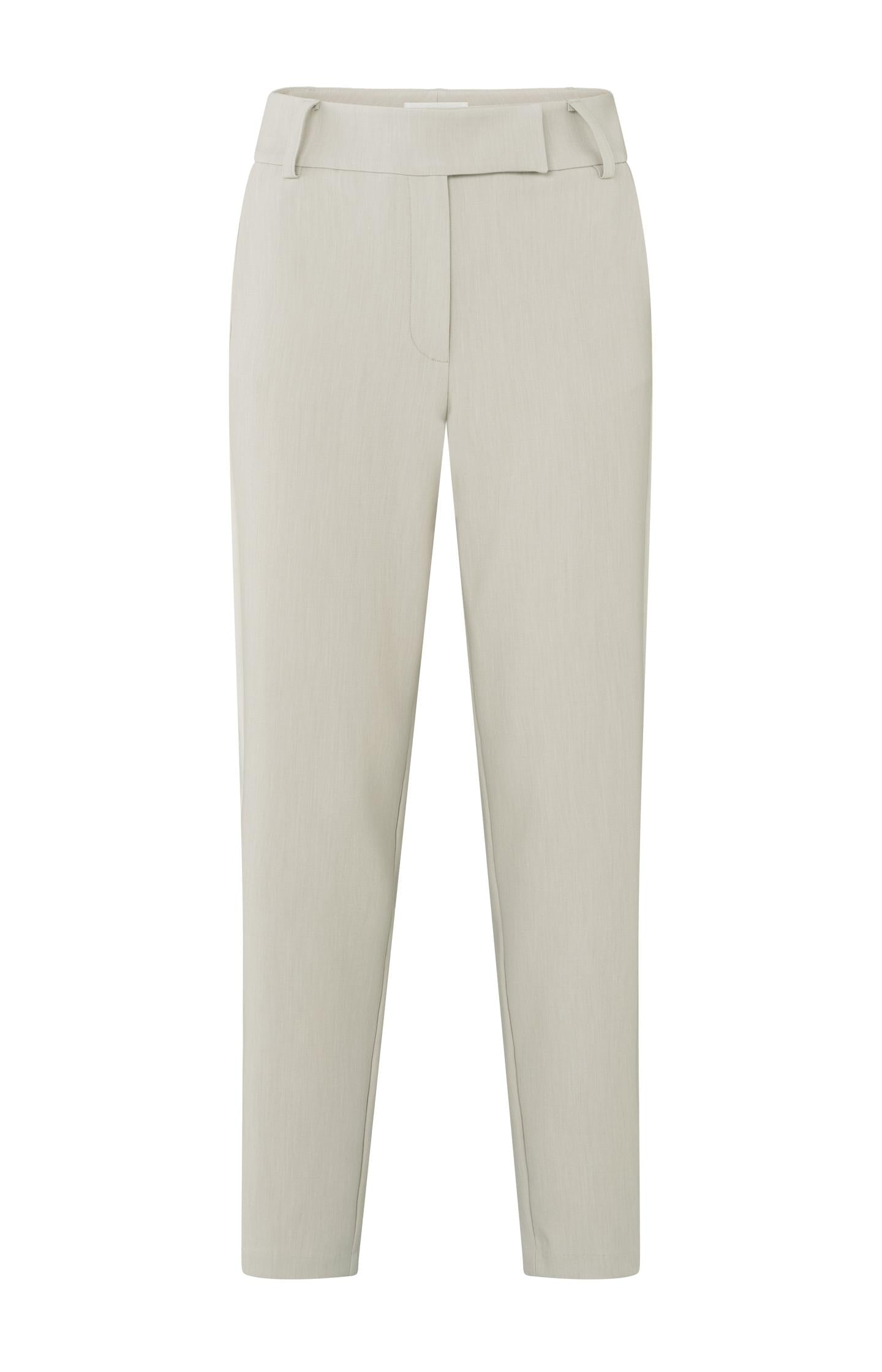 High-waist trousers with piping detail and straight legs - Type: product