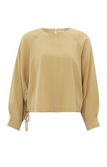 Long-sleeve top with drawcord and loose fit - Type: product