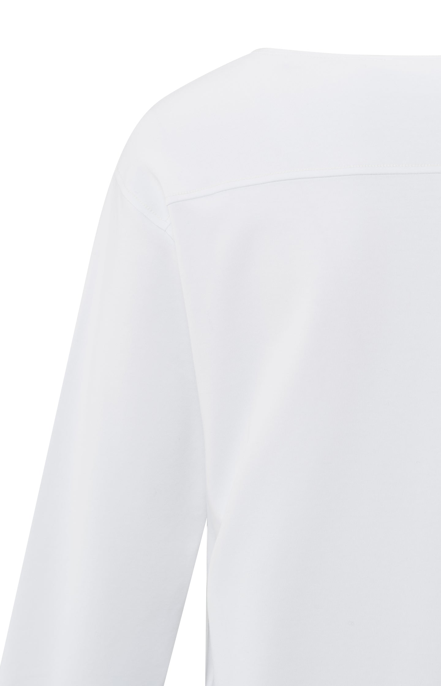 Long sleeve top with seam detail 01-709261-502 Pure White