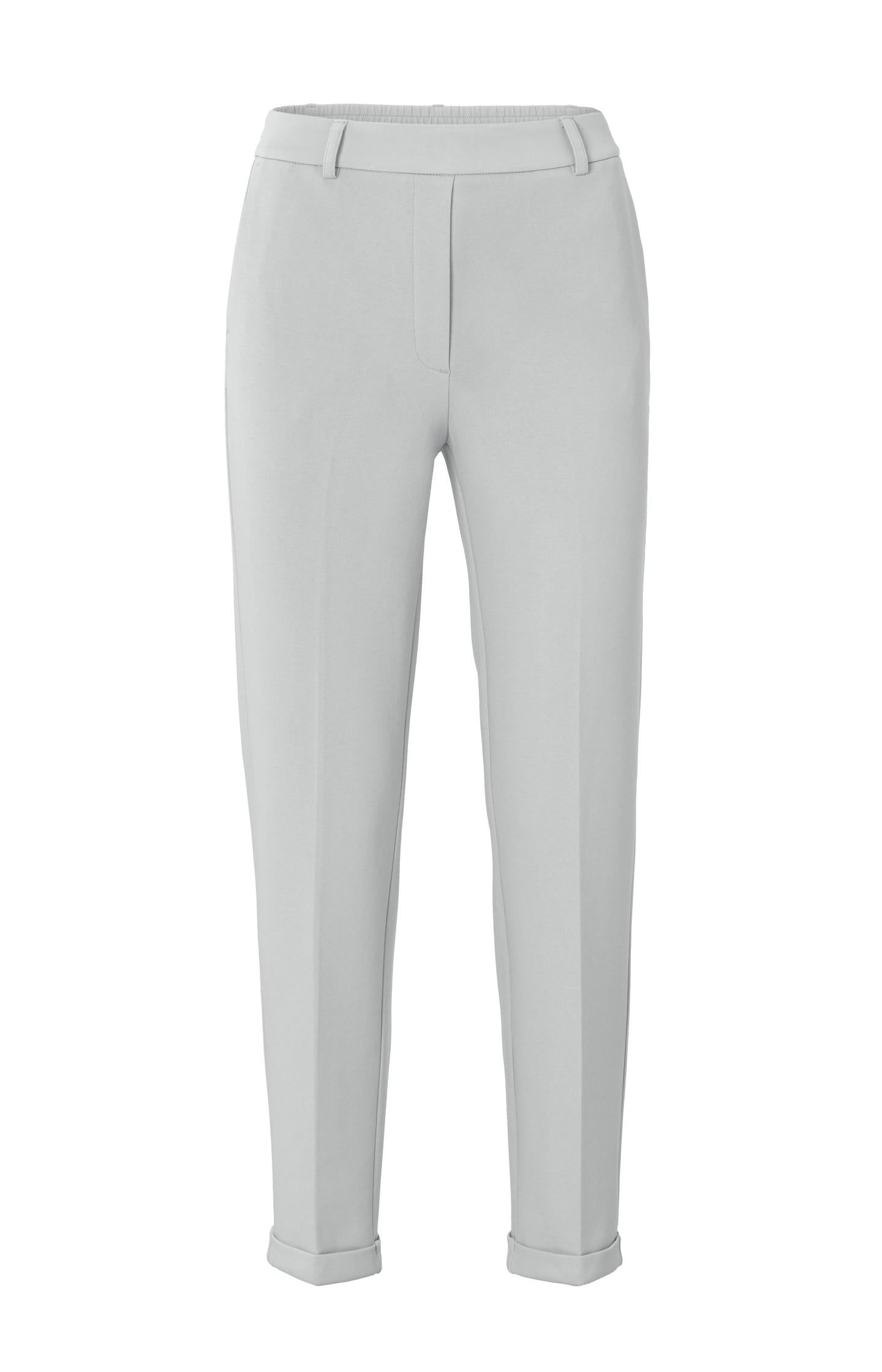 Scuba trousers with straight legs and adjustable waistband - Type: product