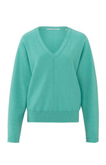 Soft sweater with V-neck and batwing sleeves - Type: product