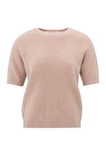 Sweater with short raglan sleeves and round neckline - Type: product