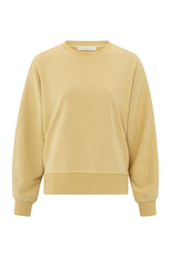 Sweatshirt with small slit and loose fit - Type: product