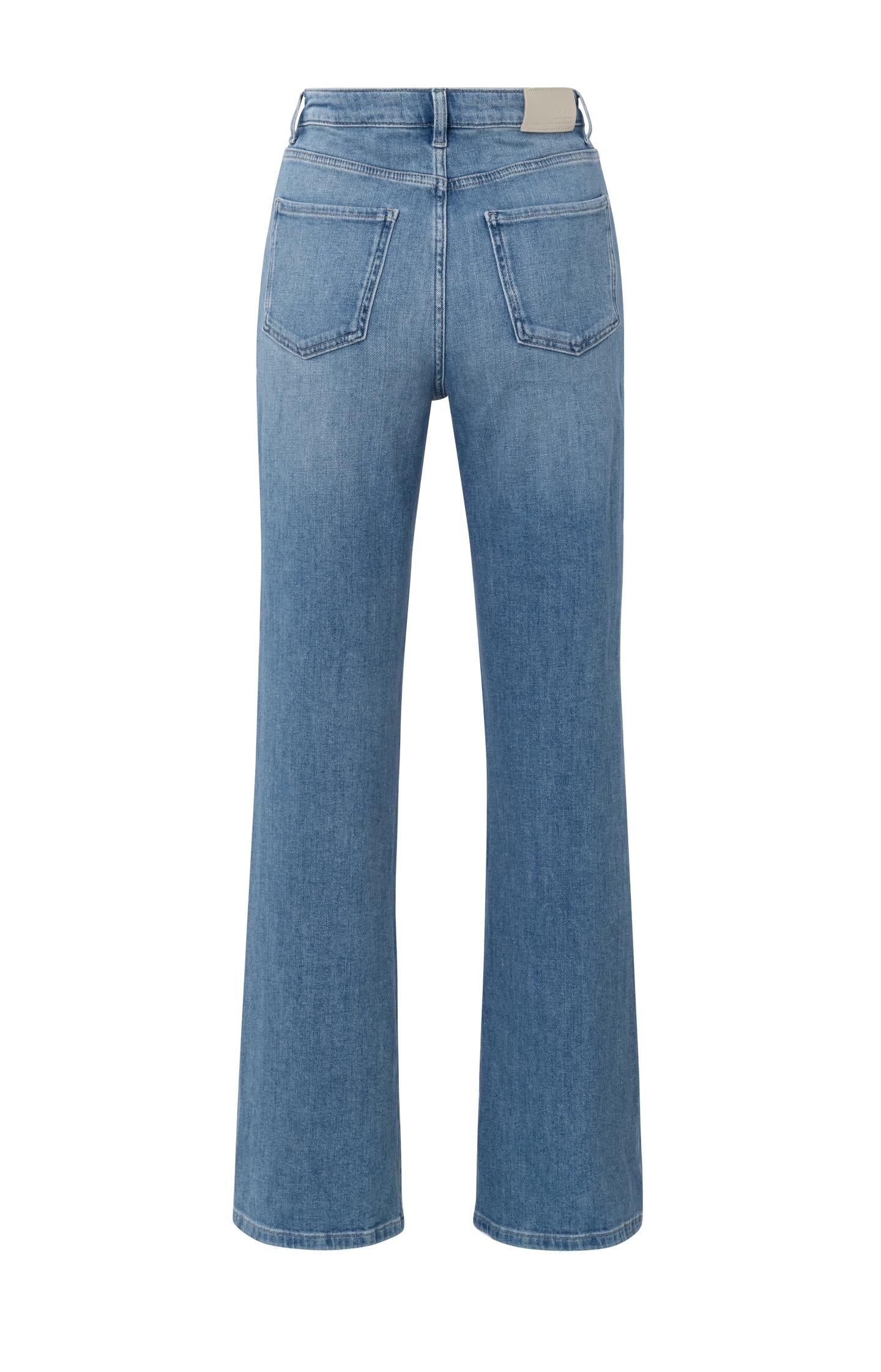 Wide-leg jeans with high waist (L32)