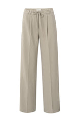 Wide-leg trousers with pinstripe - Type: product